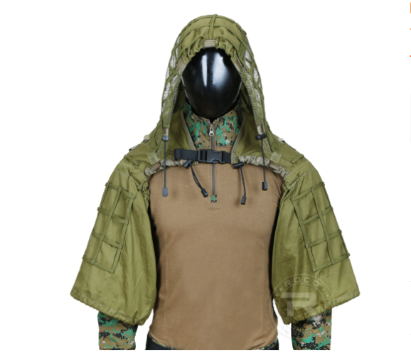 Mesh Tactical Ghillie Suit for Breathability