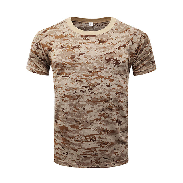 Camouflage Tactical Short Sleeve T-Shirt