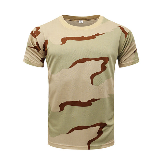 Camouflage Tactical Short Sleeve T-Shirt