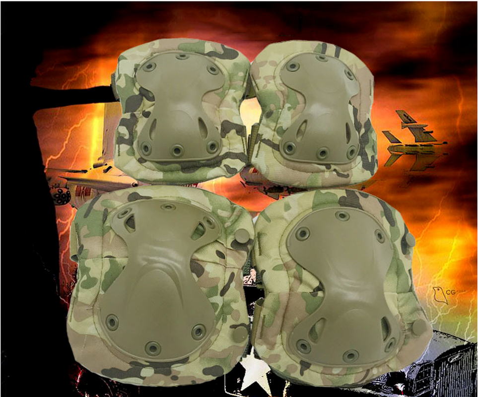 Tactical Knee and Elbow Pads Set