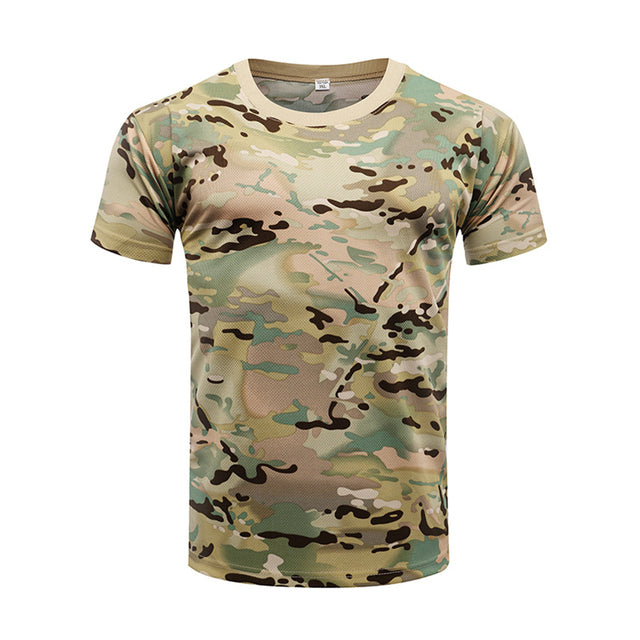 Camouflage Tactical Short Sleeve T-Shirt