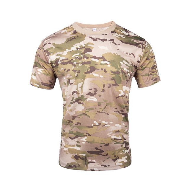 Camouflage Tactical Short Sleeve T-Shirt