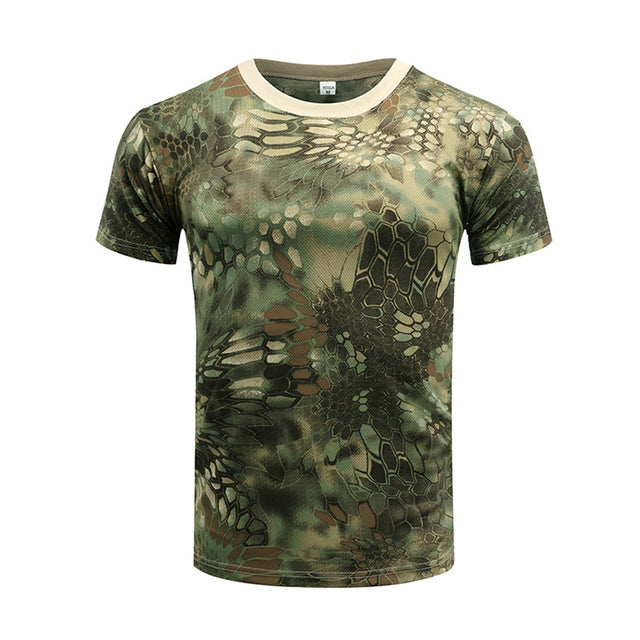Camouflage Tactical Short Sleeve T-Shirt