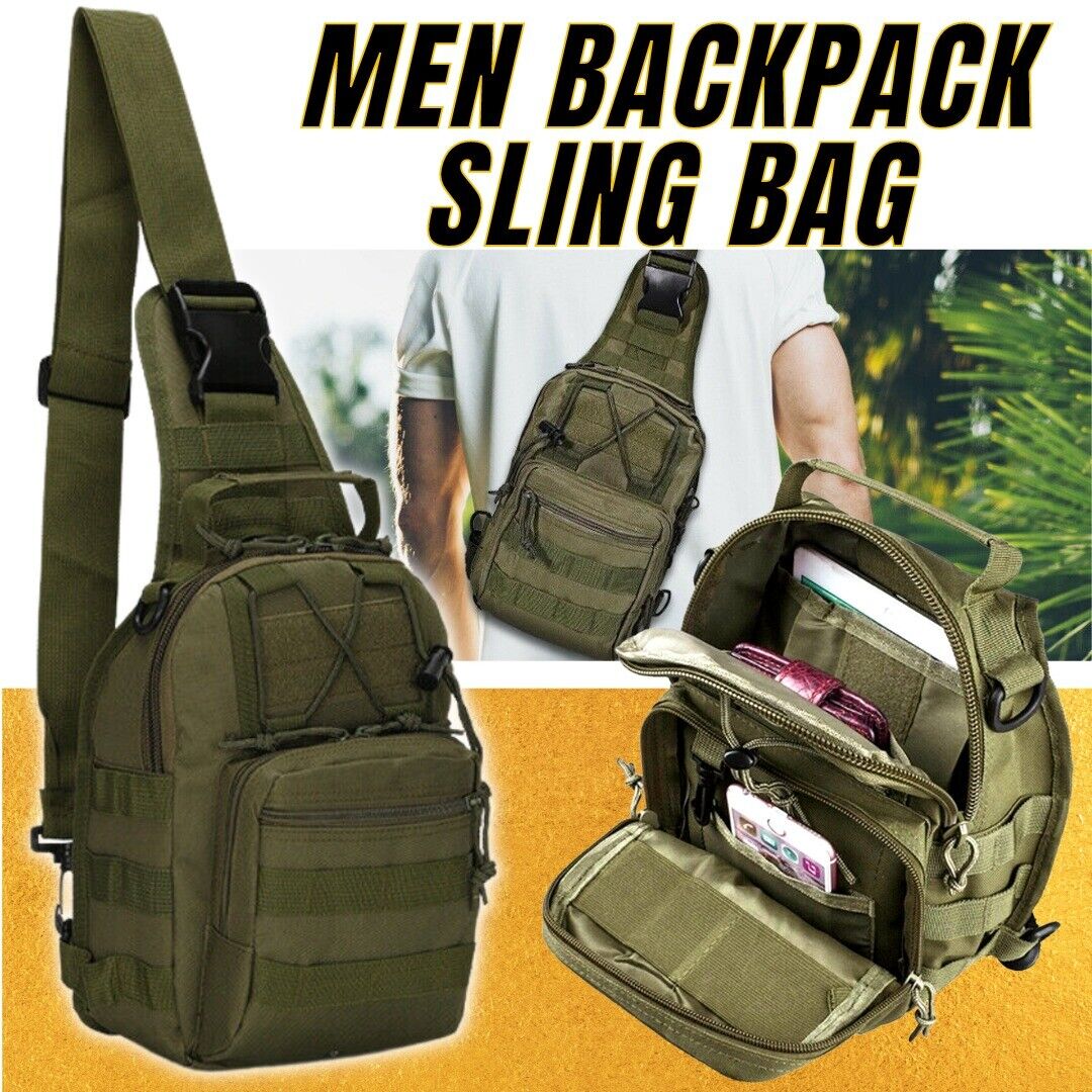 Men's Tactical Sling Backpack