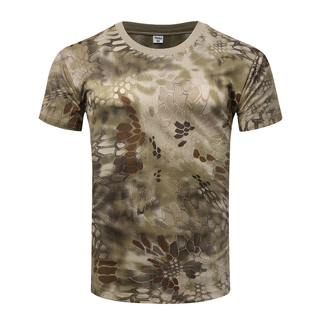 Camouflage Tactical Short Sleeve T-Shirt
