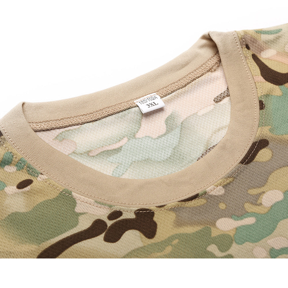 Camouflage Tactical Short Sleeve T-Shirt