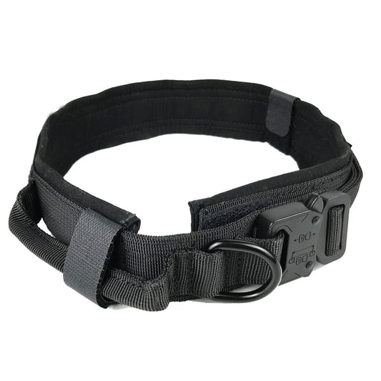 Tactical Nylon Dog Collar for Large Breeds