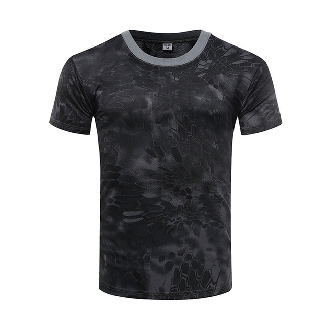 Camouflage Tactical Short Sleeve T-Shirt