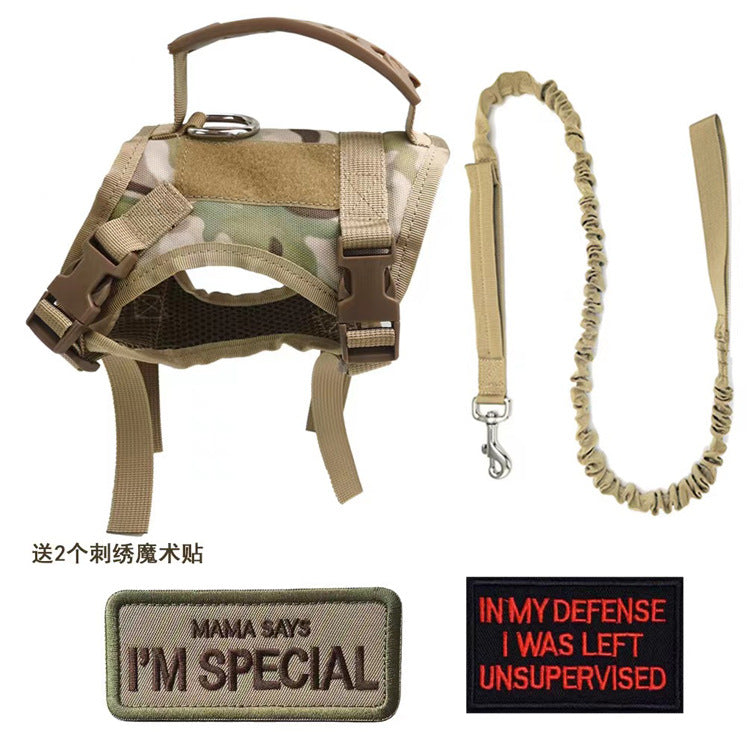 Adjustable Tactical Cat Harness with Leash