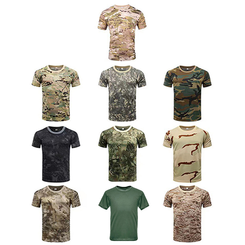 Camouflage Tactical Short Sleeve T-Shirt