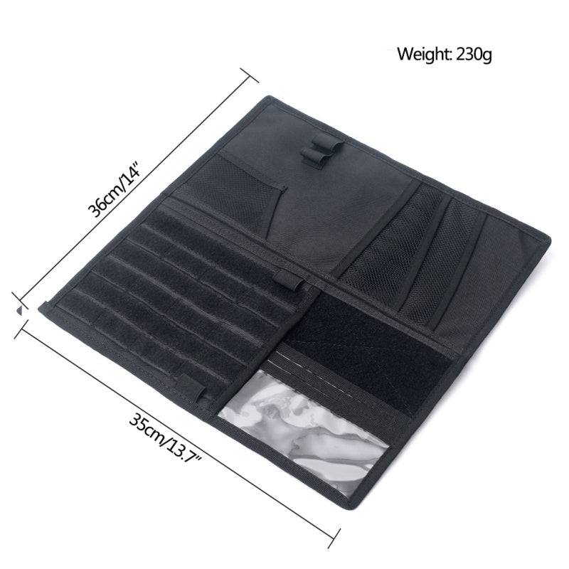 Tactical Vehicle Sun Visor Storage Bag