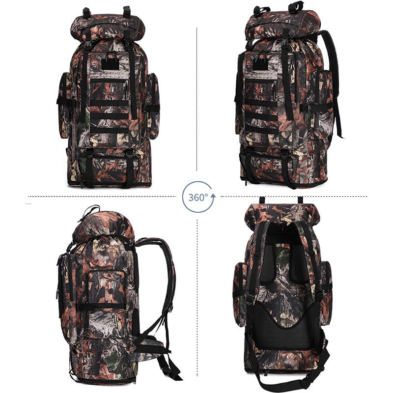 100L Waterproof Tactical Camouflage Backpack