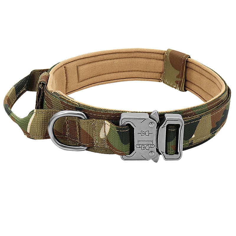 Tactical Nylon Dog Collar for Large Breeds