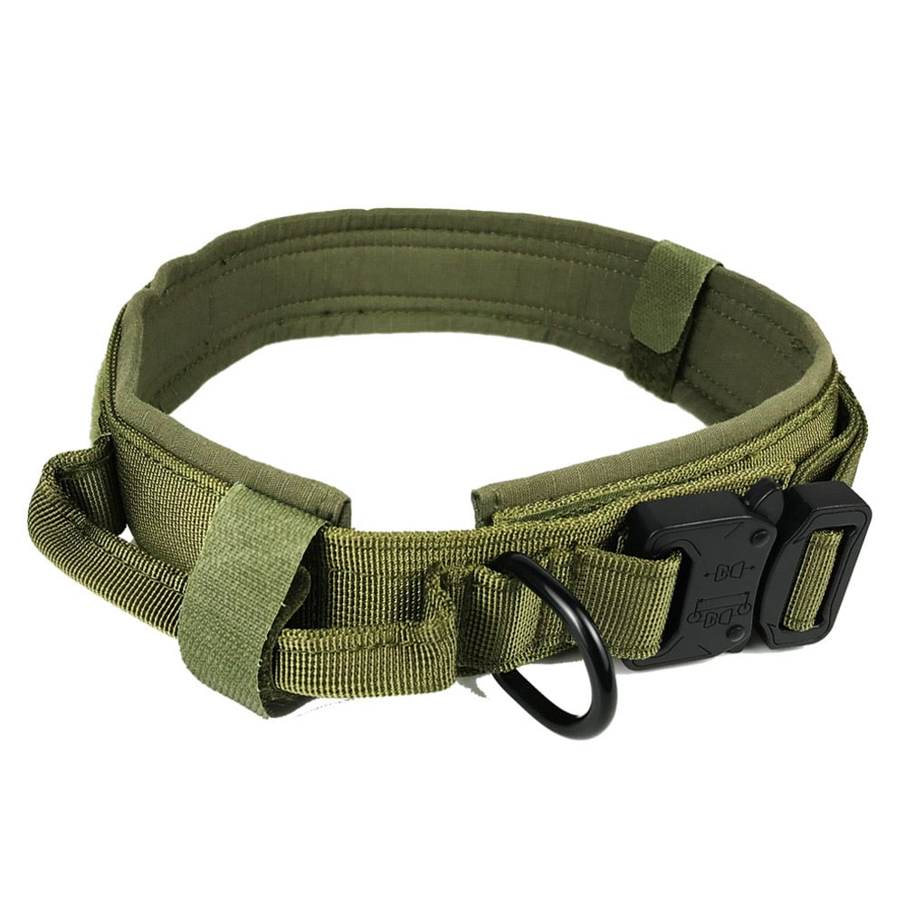 Tactical Nylon Dog Collar for Large Breeds