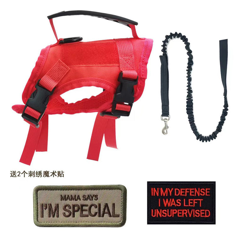 Adjustable Tactical Cat Harness with Leash