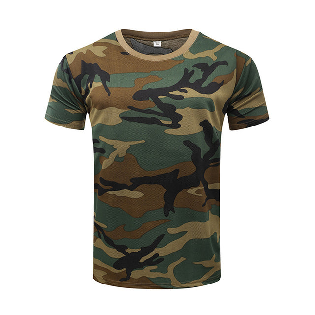 Camouflage Tactical Short Sleeve T-Shirt