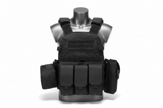 Tactical Plate Carrier with pouches