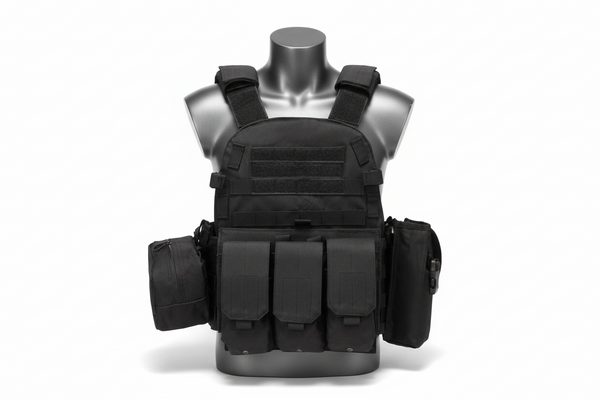 Tactical Plate Carrier with pouches