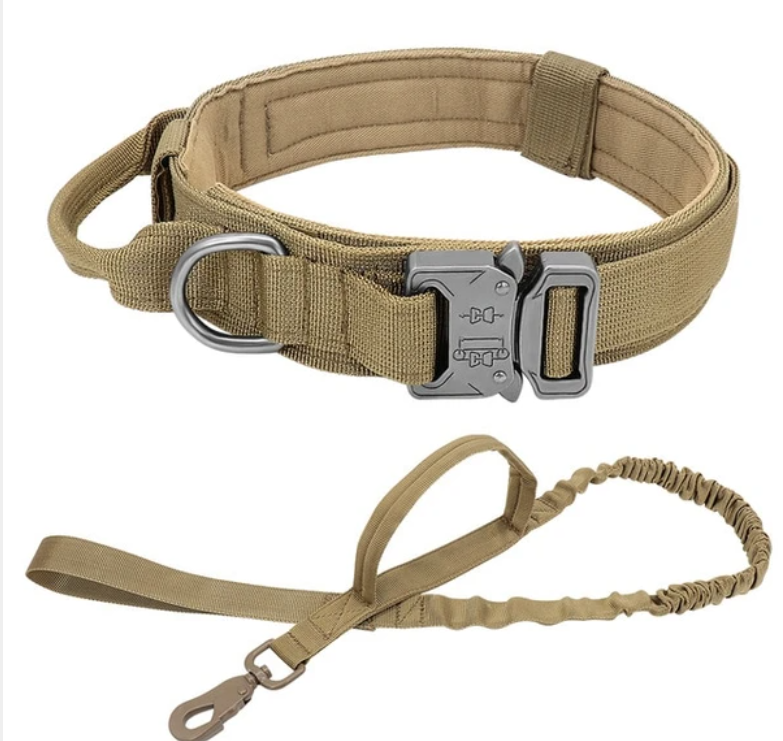 Tactical Nylon Dog Collar for Large Breeds