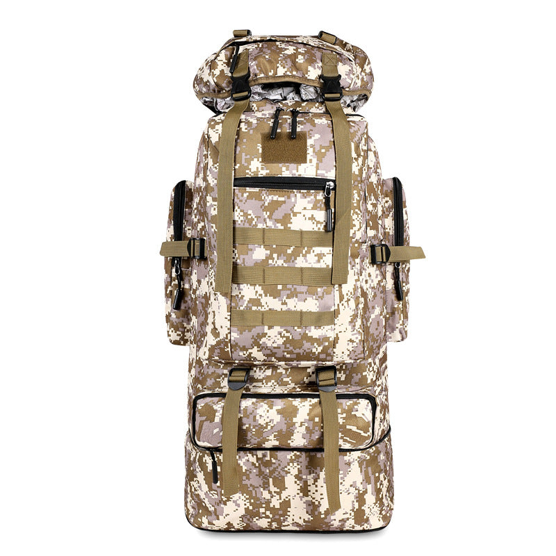 100L Waterproof Tactical Camouflage Backpack