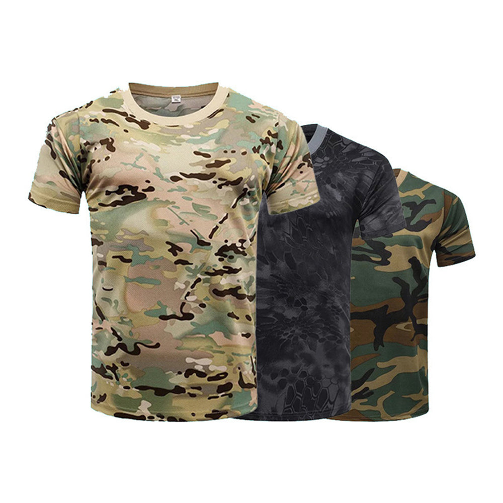 Camouflage Tactical Short Sleeve T-Shirt