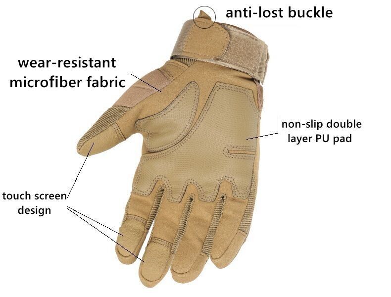 Tactical Full Finger Gloves
