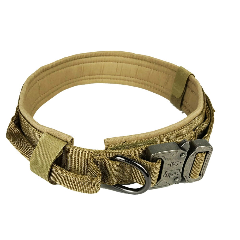 Tactical Nylon Dog Collar for Large Breeds